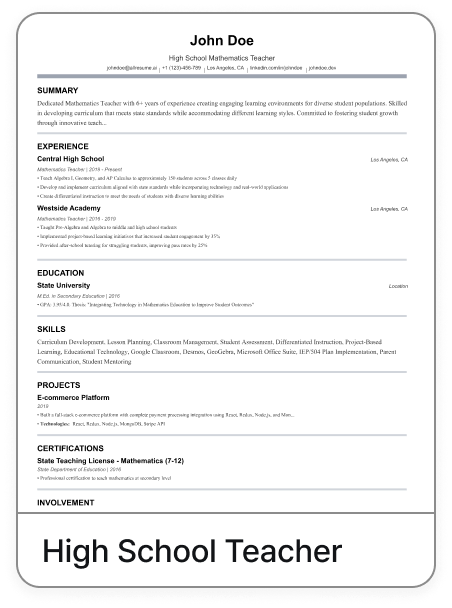 Junior Graphic Designer template